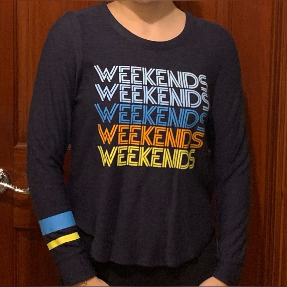 Chaser Weekends Sweatshirt Size S